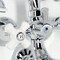 Kingston Brass Tub Wall Mount Clawfoot Tub Faucet with Hand Shower, Polished Chrome KS225PXC - alternate 4